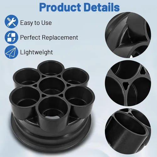 Vista 4 de 005-302-4032-03 Kit de base de válvula de agua de 6 puertos de 2 pulgadas con 1 junta tórica compatible con el módulo Paramount de 6 puertos PCC