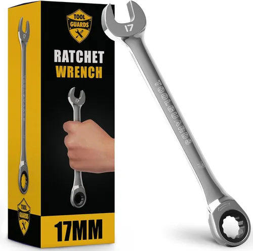 Vista 15 de TOOLGUARDS Juego completo de llaves de trinquete de 33 piezas, métricas y estándar, juego de llaves de trinquete combinadas, tamaño grande