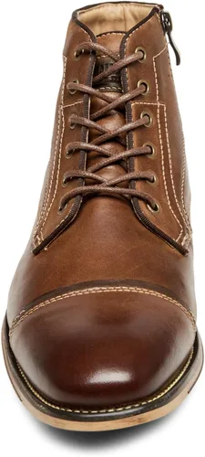 Vista 2 de Steve Madden Jefries - Botines para hombre Botas casuales Marrón (Dark Tan)