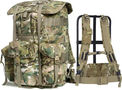Vista 9 de MT Mochila Militar Alice Pack Mediana del Ejército de Supervivencia Combate ALICE Rucksack Backpack