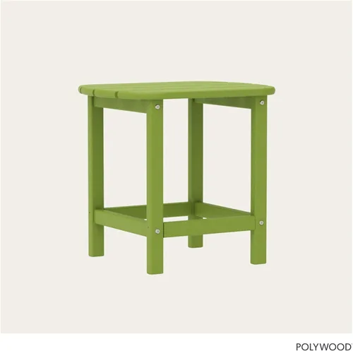 Vista 4 de POLYWOOD SBT18LI South Beach - Mesa auxiliar para exteriores, 18 pulgadas, color lima