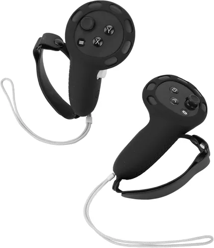 Vista 6 de CBDYWVR Controller Grips for MetaOculus Quest 3,Anti-Throw Grips Cover with Adjustable Knuckle Straps,Handle Protective Sleeve Compatible with Meta