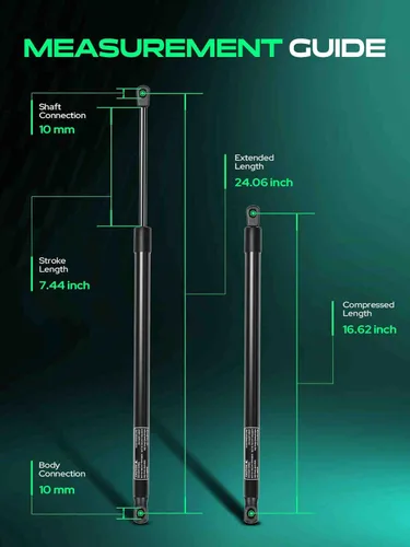 Vista 4 de Reemplazo de puntales de elevación del lado del pasajero trasero derecho para Cadillac SRX 2010-2016 (con puerta elevadora eléctrica)