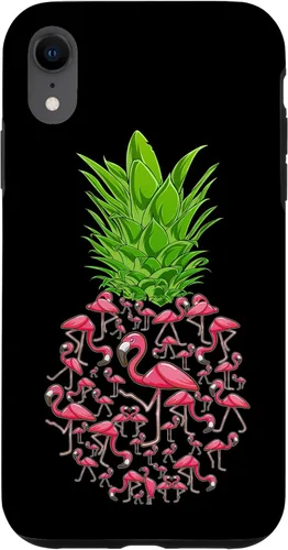 Vista 23 de Funda para iPhone 11 Pro Max Hawaii Pineapple Flamingo