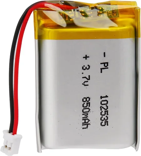 Vista 9 de Batería de polímero de litio 3.7V 2000mAh 103450 Lipo Batería recargable con 2 cables JST PH 0.079 in Conector para altavoz y dispositivo inalámbrico
