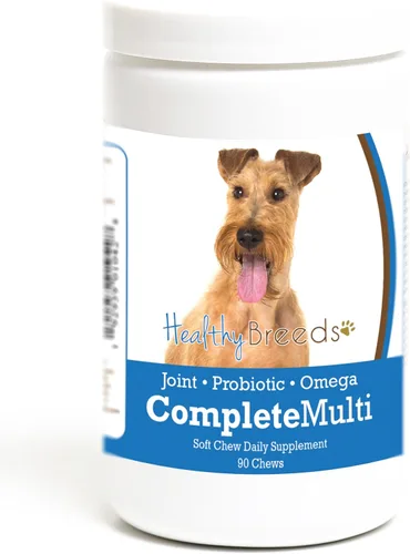 Vista 365 de Healthy Breeds Cavalier King Charles Spaniel - Multivitamínico todo en uno, completo con probióticos, glucosamina, condroitina y omegas, 60
