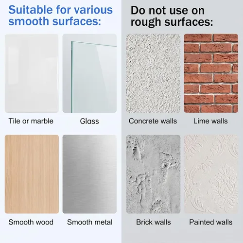 Vista 7 de 6 Pack Shower Caddy Adhesive Replacement, No Drilling Shower Shelf Adhesive