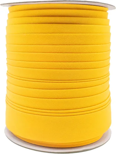 Vista 97 de Cinta bies de doble pliegue para costura, encuadernación, dobladillo, ribetes, parches; por Mandala Crafts.