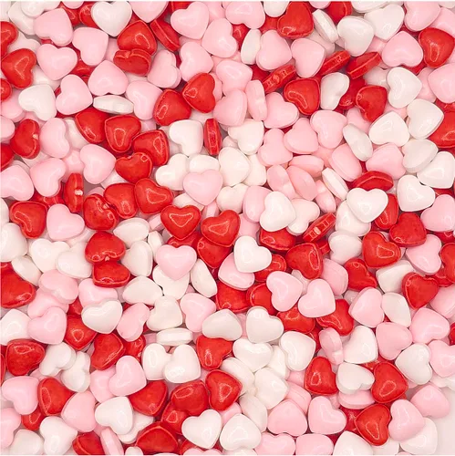 Vista 17 de NCS Golosinas comestibles azules y blancas con forma de pies de bebé, 8 onzas