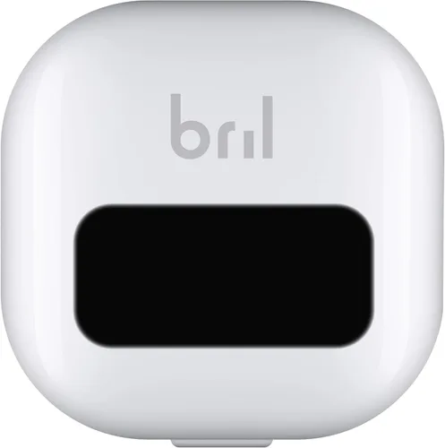 Vista 8 de Bril Desinfectante para cepillos de dientes UV-C, limpiador portátil, funda de viaje, soporte magnético y estuche recargable para cepillos de Blanco