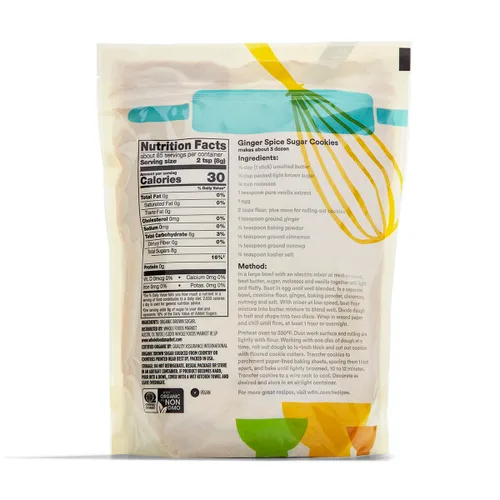 Vista 2 de 365 by Whole Foods Market, Azúcar moreno claro orgánico, 24 onzas