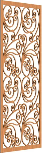 Vista 122 de Ekena Millwork WALW10X25X0250MALBI Marilla Paneles de pared decorativos de madera con calado, 9 3/8 pulgadas de ancho x 24 3/8 pulgadas de alto