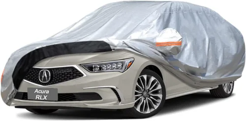 Vista 106 de GUNHYI - Funda de automóvil de 6 capas para Tesla Model 3 (2017-2025), impermeable para todo tipo de clima, protección UV contra la nieve, el sol