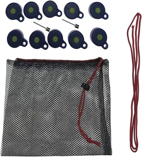 Vista 5 de menolana Paquete de 10 tapas reutilizables de alta presión para botellas, inflables de aire, para herramientas de inflado de bomba, equipo de caza