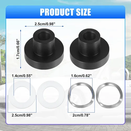 Vista 3 de X AUTOHAUX 1 juego de bujes de ventana para Mazda Miata Base Convertible de 2 puertas 1990-2005 sustituye al 909-925