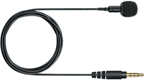 Vista 4 de Shure MVL micrófono lavalier condensador omnidireccional [1/8 pulgadas (3.5 mm)] + parabrisas, clip de conexión, montaje y bolsa de transporte