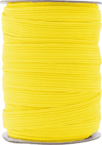 Vista 33 de Mandala Crafts Rollo de bandas elásticas beige de 0.472 in y 20 yardas para costura, 1/2 cordón elástico plano, correas elásticas trenzadas de 1 2