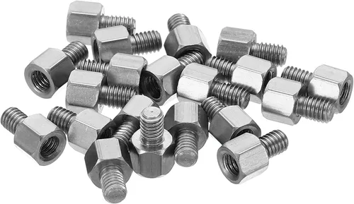 Vista 35 de PATIKIL M3x6mm+0.157 in - Separador hexagonal macho-hembra, paquete de 20 tornillos de separación de PCB de acero inoxidable para placas base, cajas