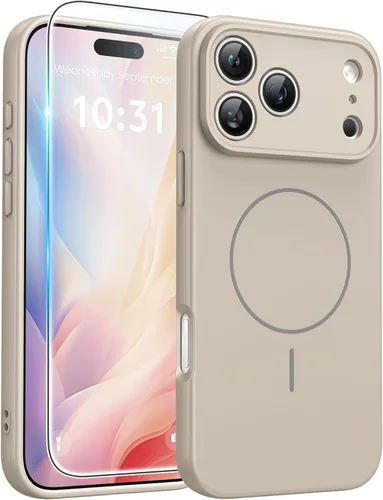 Vista 294 de FNTCASE Funda para iPhone Air: [Compatible con Magsafe] Fundas translúcidas mate con [protección completa de la cámara] [protector de pantalla]