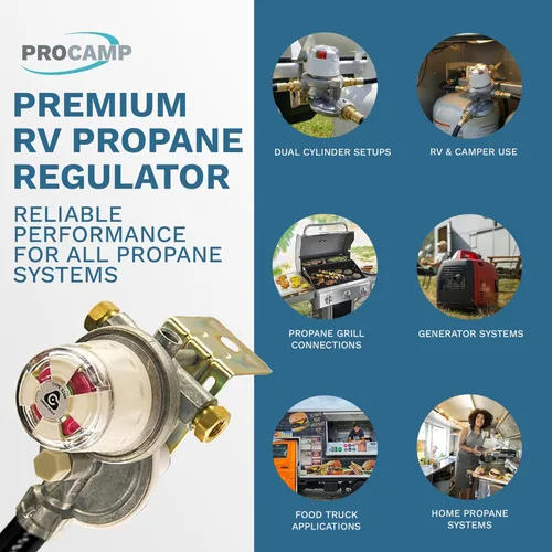 Vista 6 de Cavagna Kosan 924N Regulador Automático de Transición para RV con Soporte "L" para RV