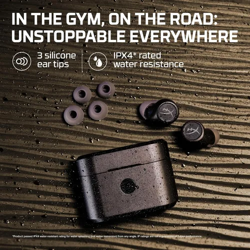 Vista 9 de HyperX Cirro Buds Pro - Auriculares inalámbricos verdaderos, cancelación activa de ruido, ANC, modo de sonido ambiental, baja latencia, Bluetooth