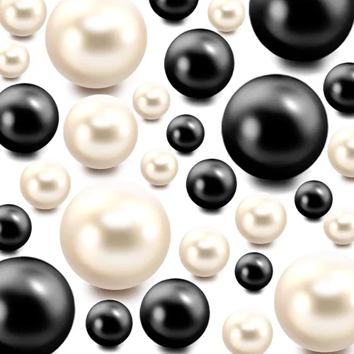 Vista 14 de 120 piezas de perlas flotantes sin agujero para jarrones, perlas negras flotantes para jarrones, rellenos de perlas flotantes, velas artificiales