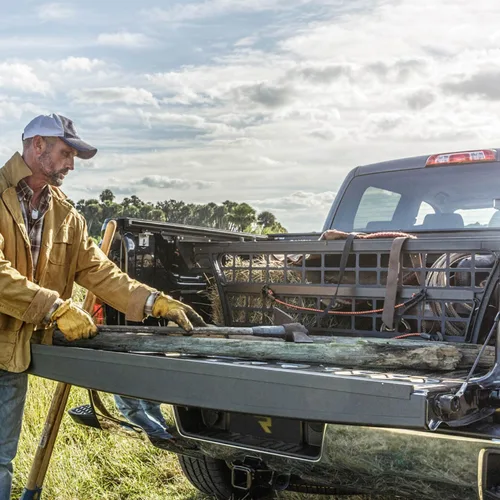 Vista 6 de Roll N Lock - Cubre capota retráctil serie M LG445M para plataforma de camioneta modelo 2002 - 2008, 2009: 2500/3500 Dodge Ram 1500-3500, plataforma