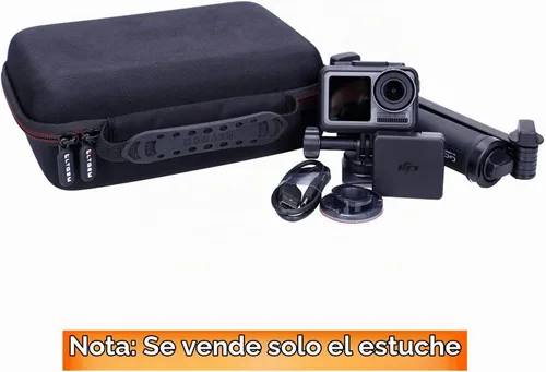 Vista 9 de LTGEM - Funda de transporte compatible con cámara de acción DJI Osmo Action