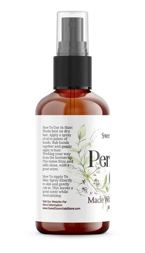 Vista 6 de Sweet Essentials BAY LEAF TOBACCO Aceite de fragancia/perfume 2 oz fabricado con aceites orgánicos Spray sobre aceite de perfume – Sin alcohol