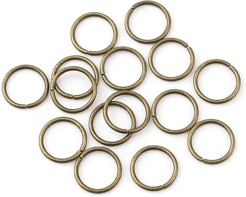 Vista 2 de HDSupplies 200 anillos de salto de 0.118 in de bronce antiguo, calibre 24 (0.020 in de grosor)