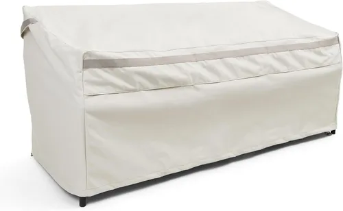 Vista 9 de Covermates Funda para sofá de patio al aire libre, poliéster de alta calidad, resistente a la intemperie, dobladillo con cordón, fundas