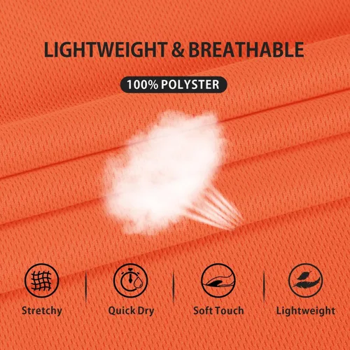 Vista 5 de Spotti Playera de mangas largas para ciclismo, para hombre. Remera para ciclismo, transpirable y de secado rápido.