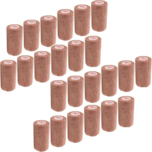 Vista 53 de Cinta adhesiva de 3 pulgadas para veterinarios (varios colores) (paquete de 24) rollo de agarre de vendaje flexible de adherencia autoadhesiva