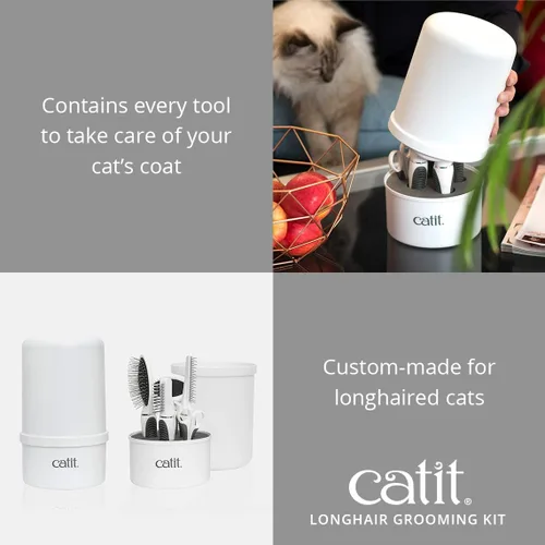 Vista 4 de Catit Senses 2.0 - Kit de aseo para gatos de pelo largo