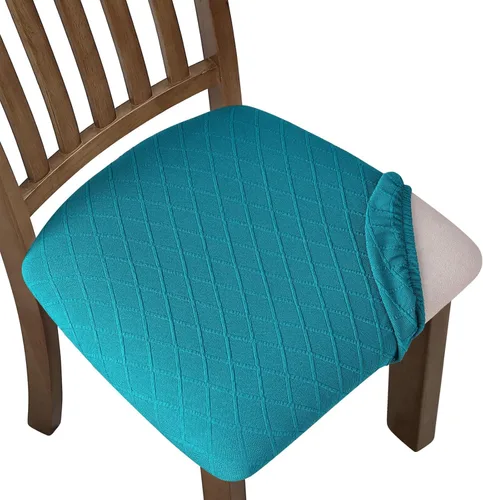 Vista 17 de Fuloon Fundas elásticas para asiento de silla, 2 PCS, extraíbles y lavables, fundas para sillas de comedor, antipolvo, fundas deslizantes de cojín