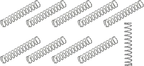 Vista 26 de METALLIXITY Muelles de compresión (0.012 x 0.118 in de DE, 0.57 pulgadas de longitud libre), 20 unidades, resorte de extensión de acero inoxidable