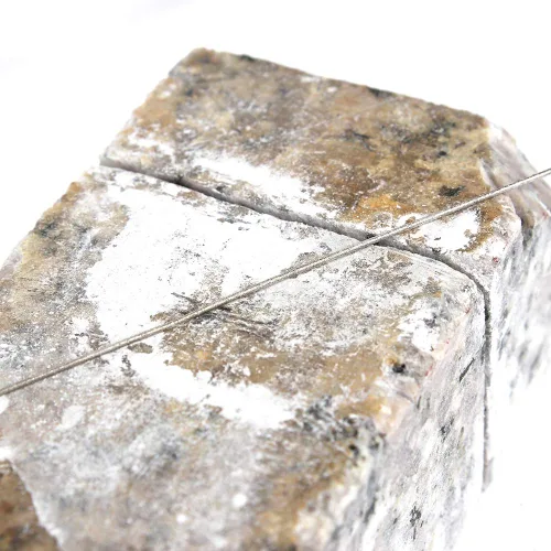Vista 7 de Hoja de sierra de corte de alambre de diamante superfino de 0.039 in para granito de mármol de metal de jade (6.6 ft/lote)