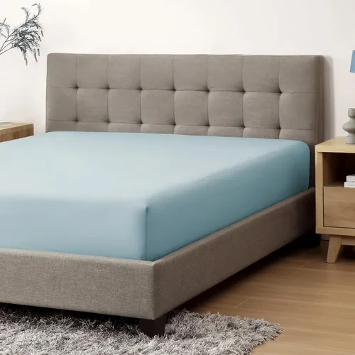 Vista 15 de CirclesHome Sábana bajera ajustable de satén de poliéster y algodón de tamaño RV (48 x 75), ultra suave y cómoda, protege el colchón de la suciedad