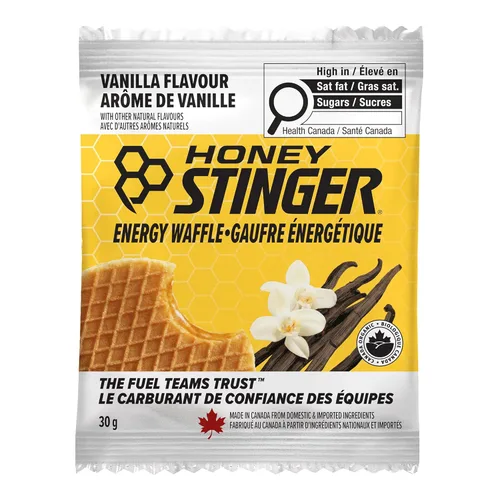 Vista 4 de HONEY STINGER Waffles orgánicos de vainilla 12 unidades, 1.06 onzas