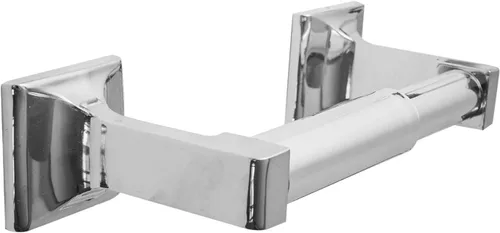 Vista 6 de Soporte de papel higiénico negro de SENTO para montaje en pared, soporte de papel higiénico de doble poste, fácil instalación, metal resistente