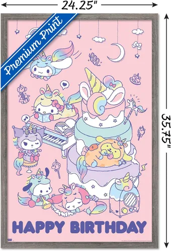 Vista 3 de Trends International Póster de pared de Hello Kitty and Friends