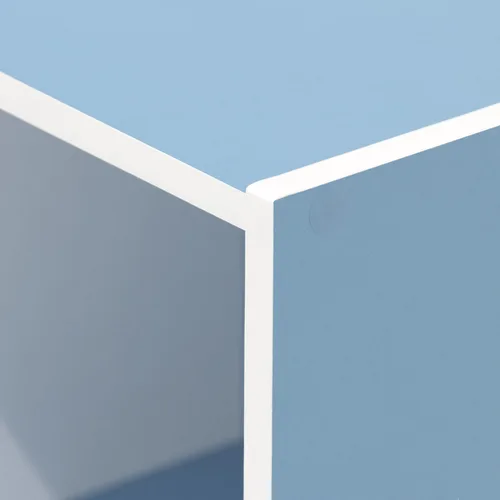 Vista 95 de Furinno - Estantería de cubos de 5 niveles serie Luder para libros y almacenamiento, color roble francés