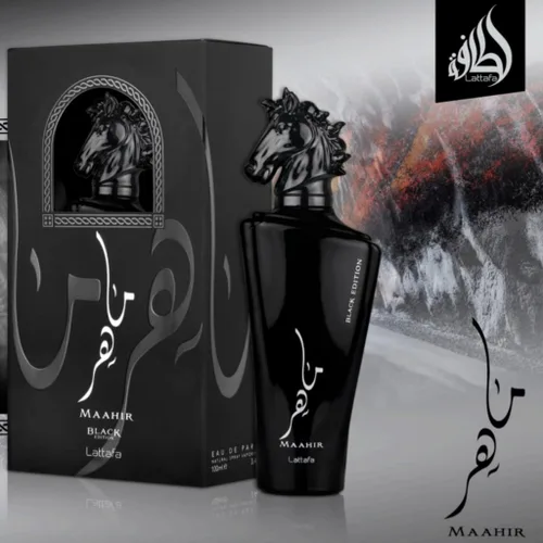 Vista 7 de Lattafa Perfumes Xtra Value Pack - Maahir & Maahir Black Edition EDP - Eau de Parfum 100ML (3.4 oz) I