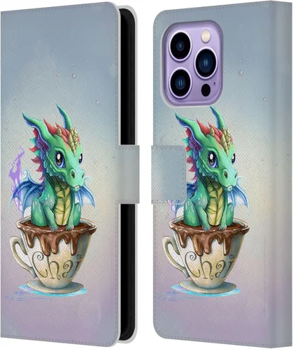 Vista 195 de Head Case Designs Officially Licensed Ruth Thompson Boba Tea Cup O Dragons Leather Wallet Case Compatible with Apple iPhone 7 Plus / 8 Plus