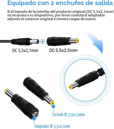 Vista 3 de Cargador súper rápido de 54.6V 3A / 5A para batería de 48V, 7 tipos de enchufes para elegir, sin necesidad de adaptador, más seguro. Compatible