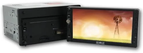 Vista 3 de Absolute DD-3000ABT Receptor reproductor de DVD multimedia de doble DIN de 7 pulgadas con pantalla táctil y panel frontal desmontable Bluetooth