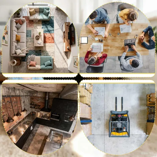 Vista 6 de Cámara detector de humo 1080P HD, cámara oculta WiFi con control de aplicación, cámara de seguridad interior con detección de movimiento y visión