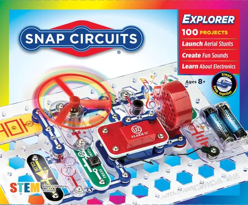 Kit para diseñar circuitos eléctricos Circuits Jr. SC-100, Negro