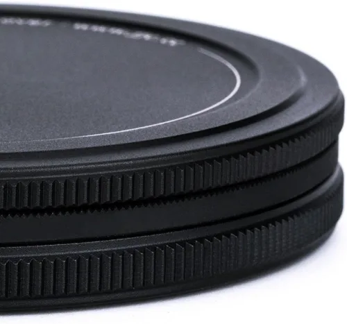 Vista 4 de JJC Tapa de pila de filtro de aluminio minimalista para filtros UV, CPL, ND de 2.835 in