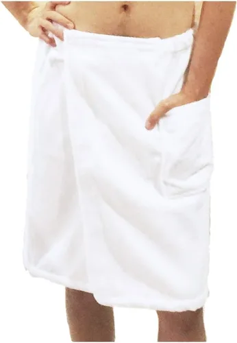 Vista 3 de BY LORA byLora - Cubierta de ducha para hombre, piscina, spa, baño, salón, viajes, talla S, M, azul marino